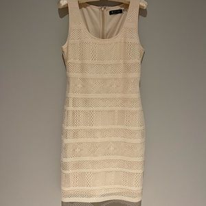 Off white mini dress